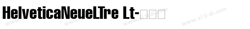 HelveticaNeueLTre Lt字体转换